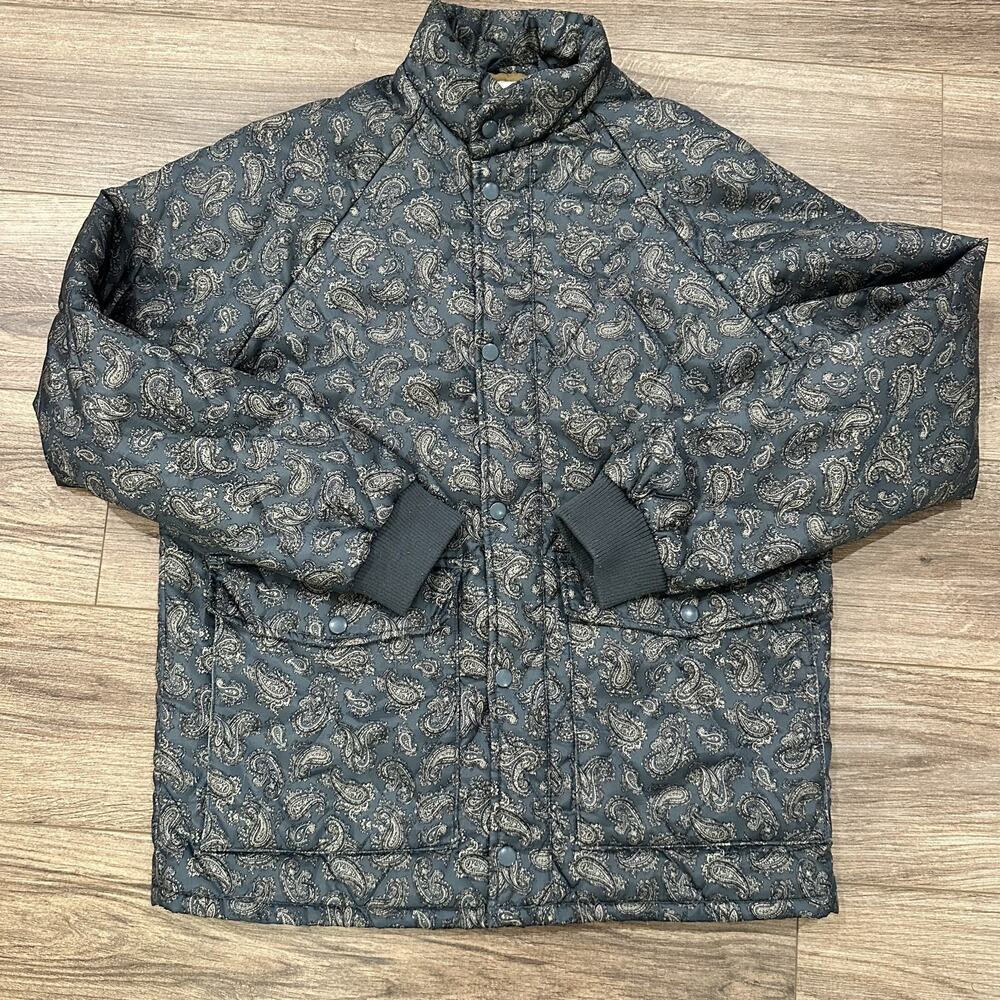 Urban Outfitters BDG Bandana Puffer Jacket Men’s Size S (oversized fit) Paisley